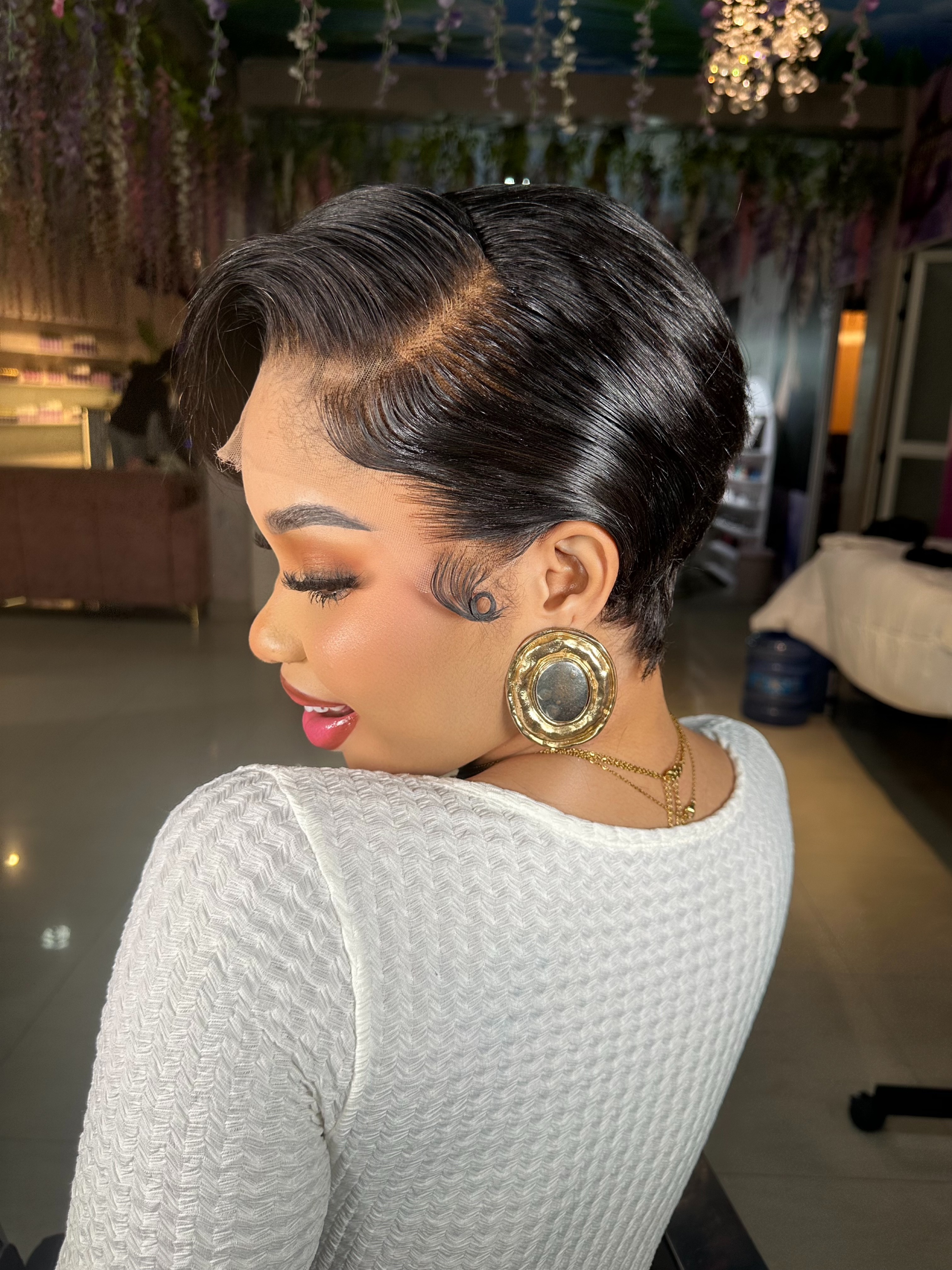 Perruque Pixie Slick back vue 2